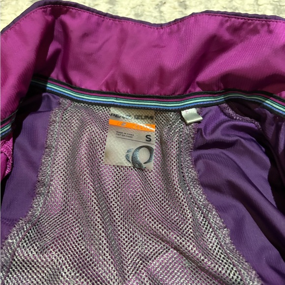 Pearl Izumi purple pink zip up windbreaker jacket convertible vest size S - Picture 6 of 7